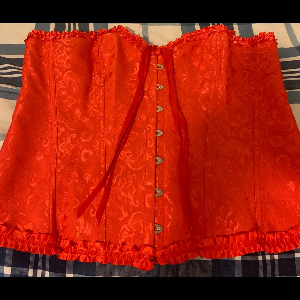 Red Lace Camesol intimate wear size 6XL